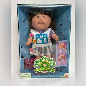 Cabbage Patch Kid Paintin’ Faces ‘Kid 1996 Very Rare Mattel Original Box